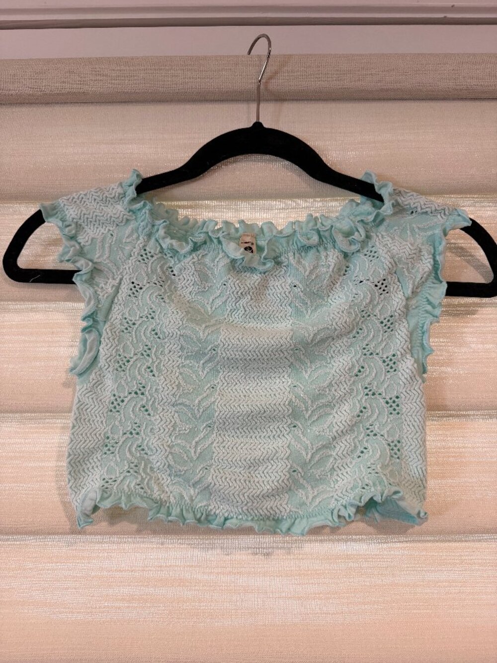 Intimately by Free People off-the-shoulder ruffle top (size M/L)